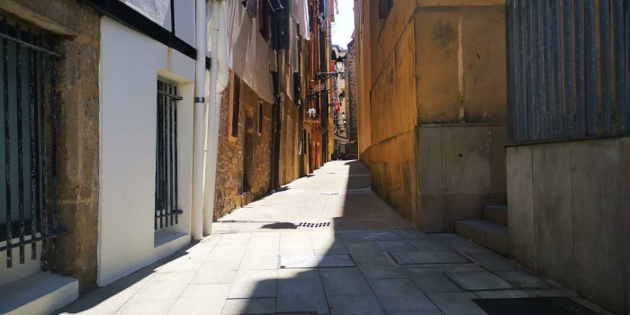 foto de la parte vieja de Donostia